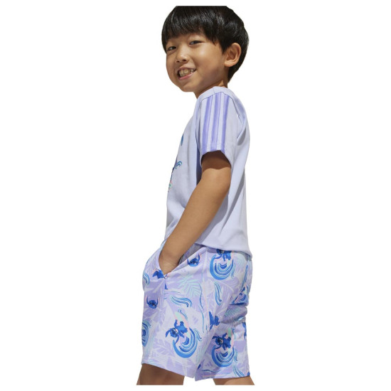 Adidas Παιδικό σετ Disney Lilo & Stitch Tee and Shorts Set